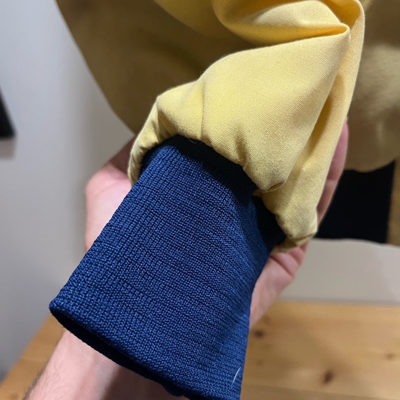 Vintage Sportsmaster USA Polarfleece jacket yellow Snoopy Senior World Hockey - Picture 10 of 14